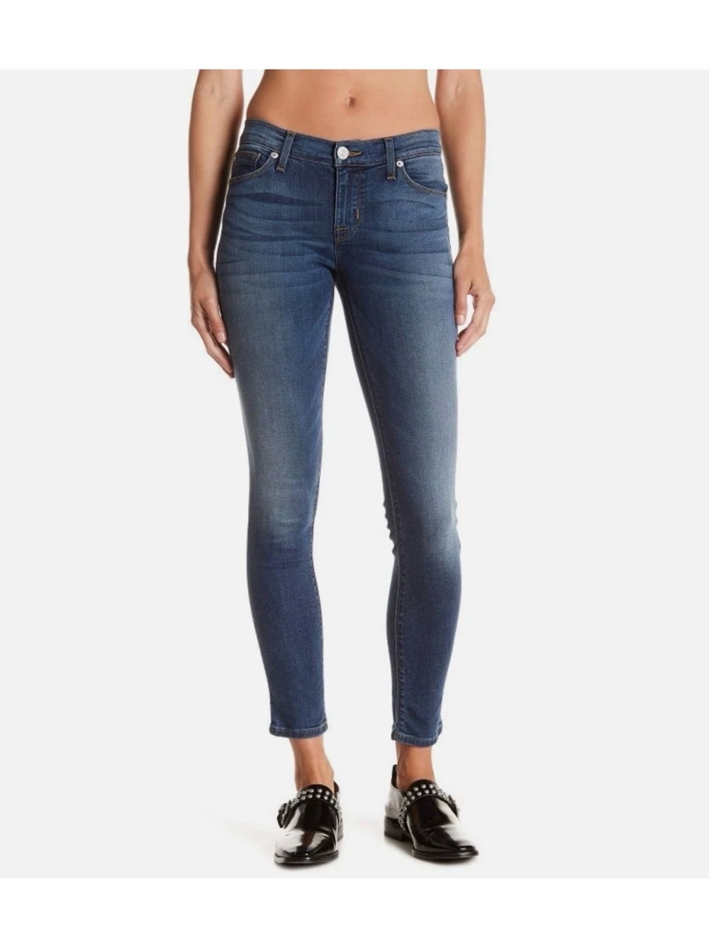 Hudson "Krista" Super Skinny Crop Jeans